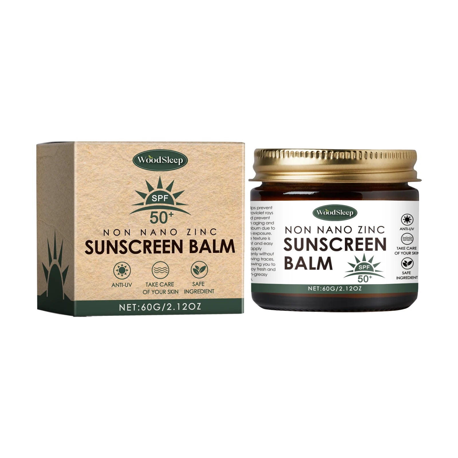 Woodsleep SPF50+ Tallow Sunscreen Balm