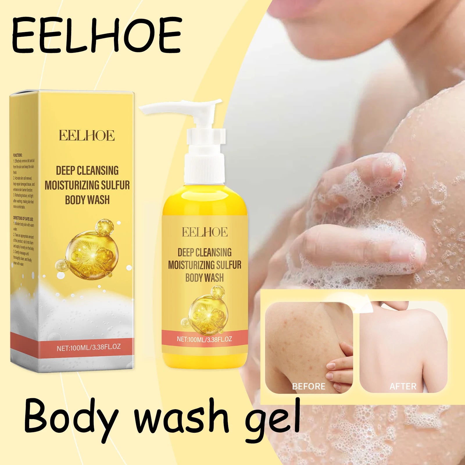 EELHOE Aloe Vera Moisturizing Body Wash Gel