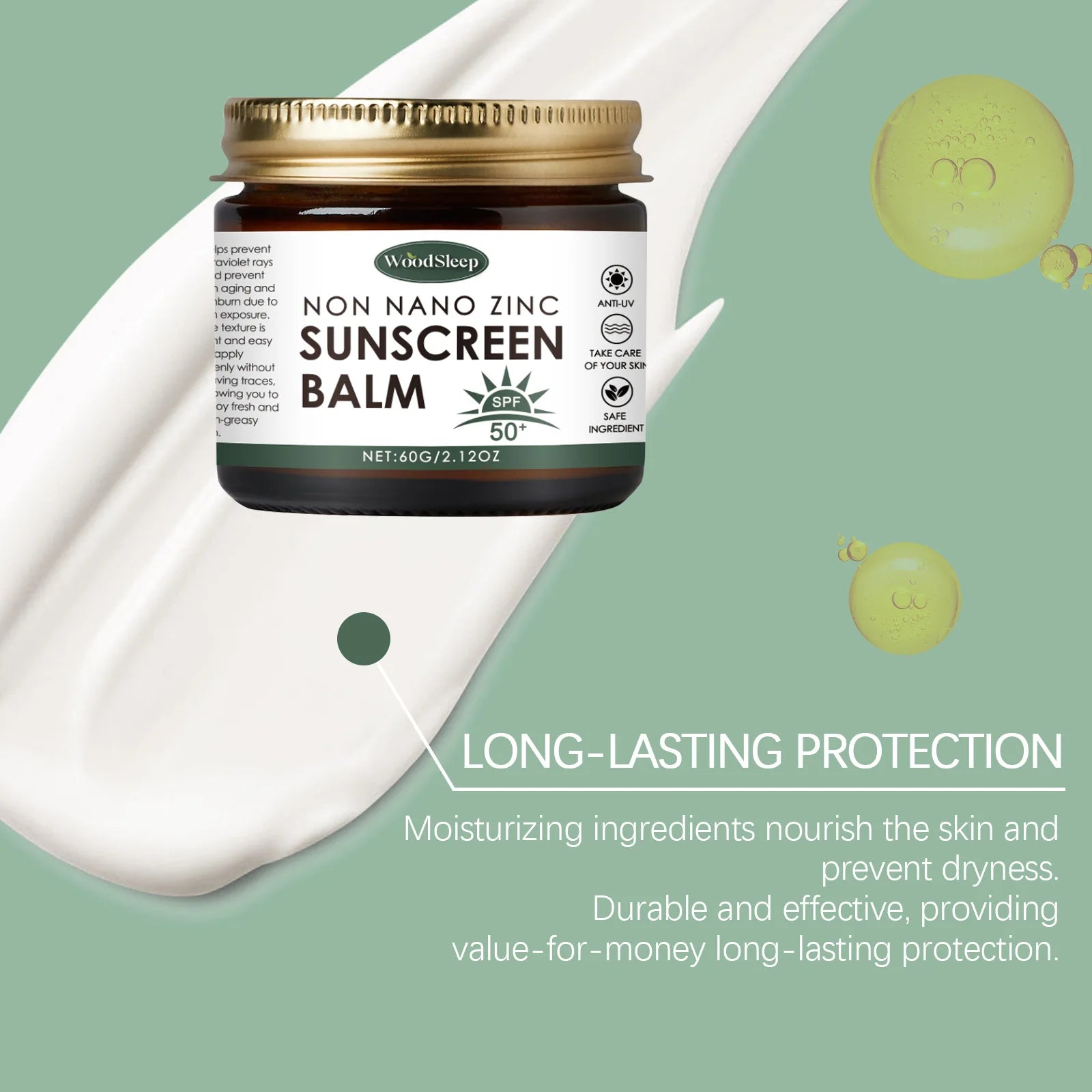 Woodsleep SPF50+ Tallow Sunscreen Balm