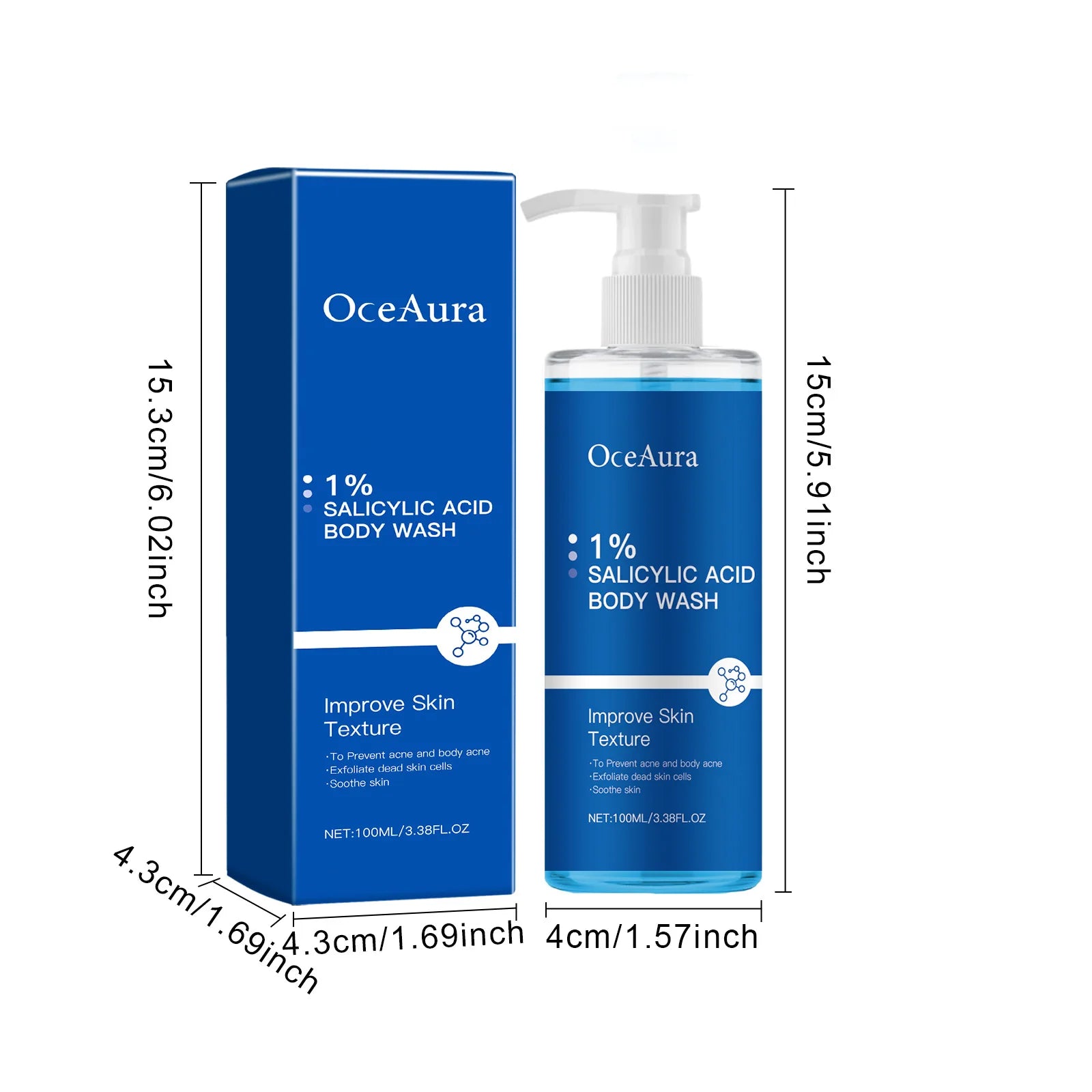 OceAura Nourishing Floral Body Wash – 100ml