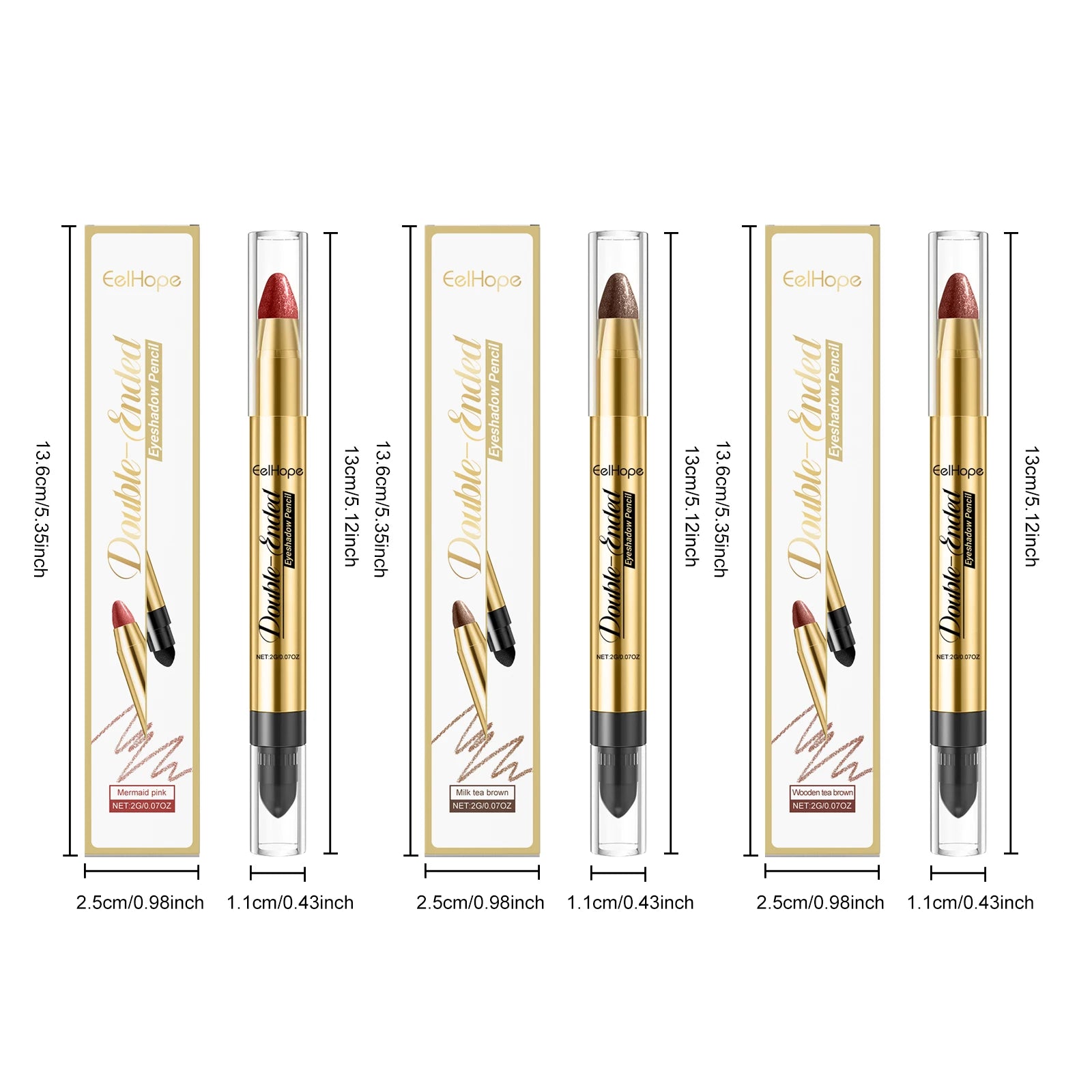 EELHOPE Double-Head Eyeshadow Pencil