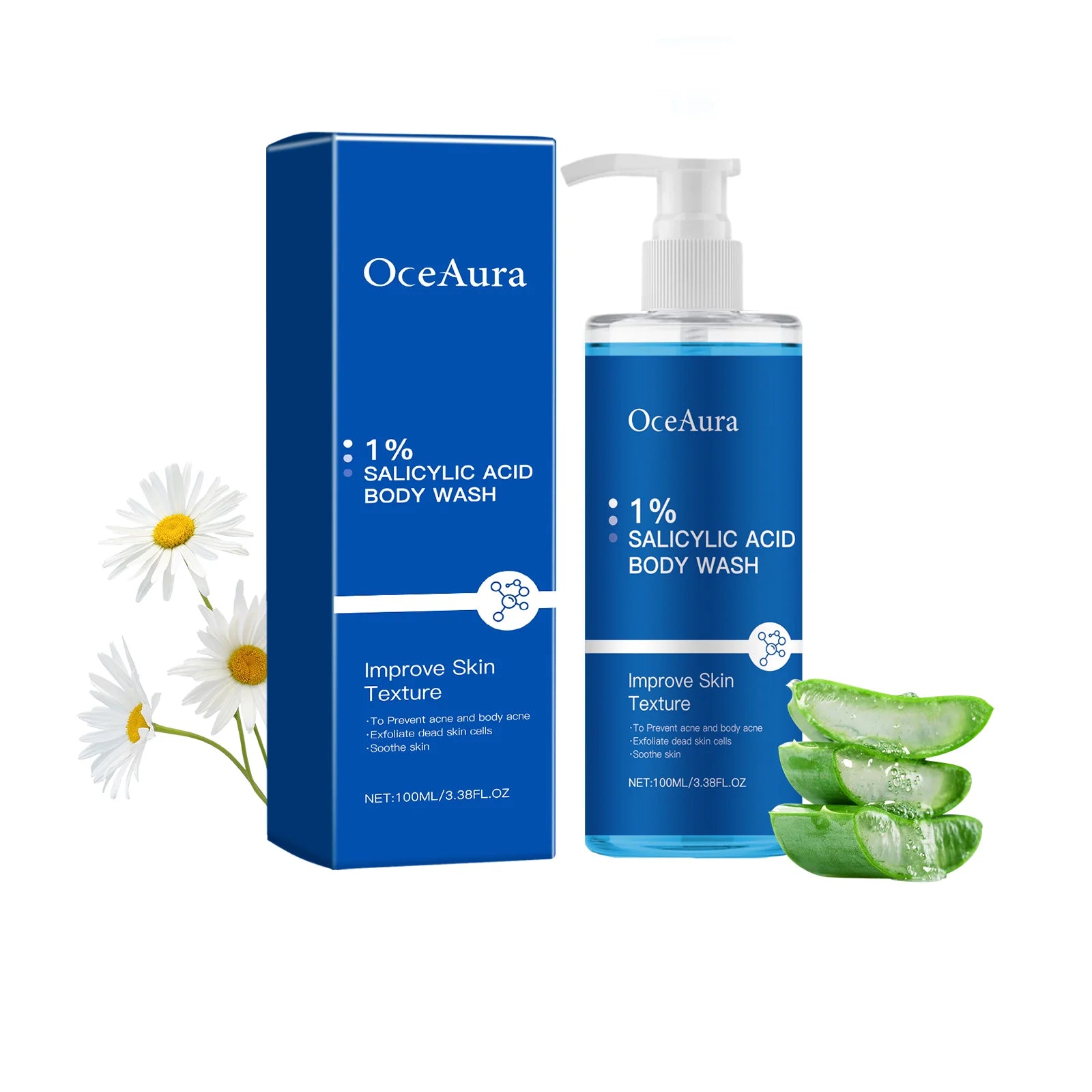 OceAura Nourishing Floral Body Wash – 100ml