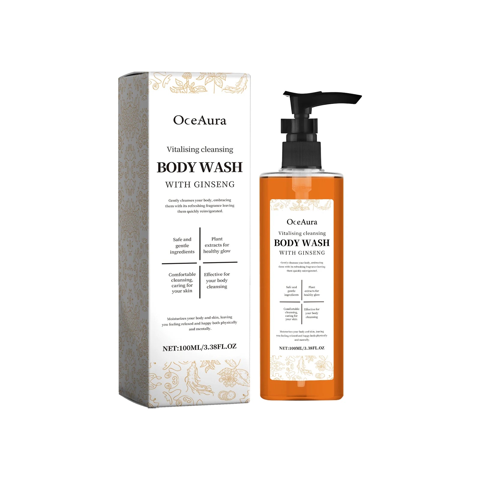 OceAura 100ml Fragrance Body Wash Gel