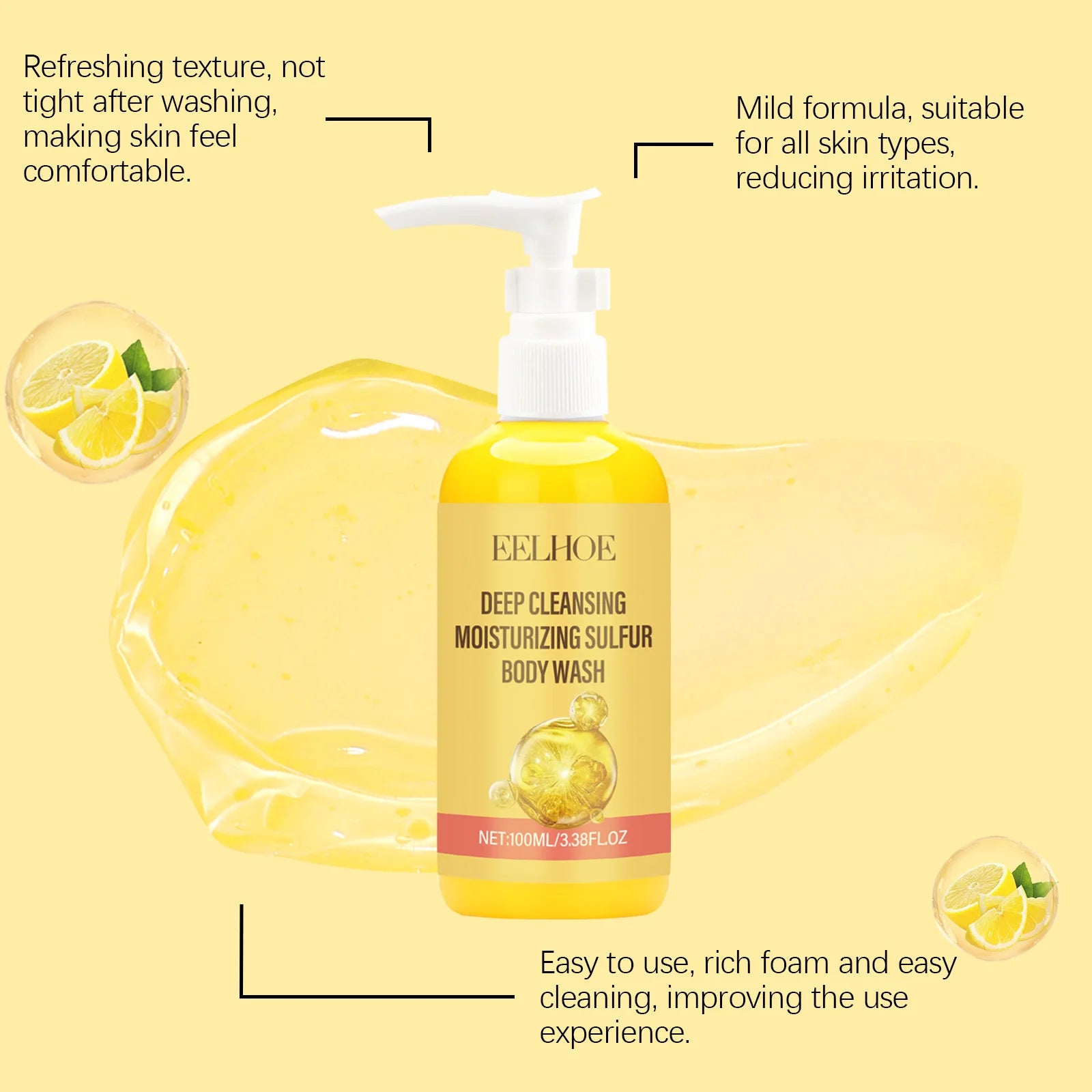 EELHOE Aloe Vera Moisturizing Body Wash Gel