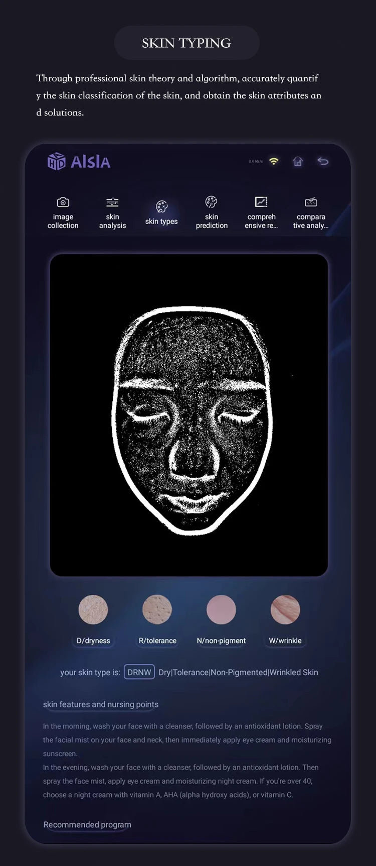 Magic Mirror Facial Skin Analyzer