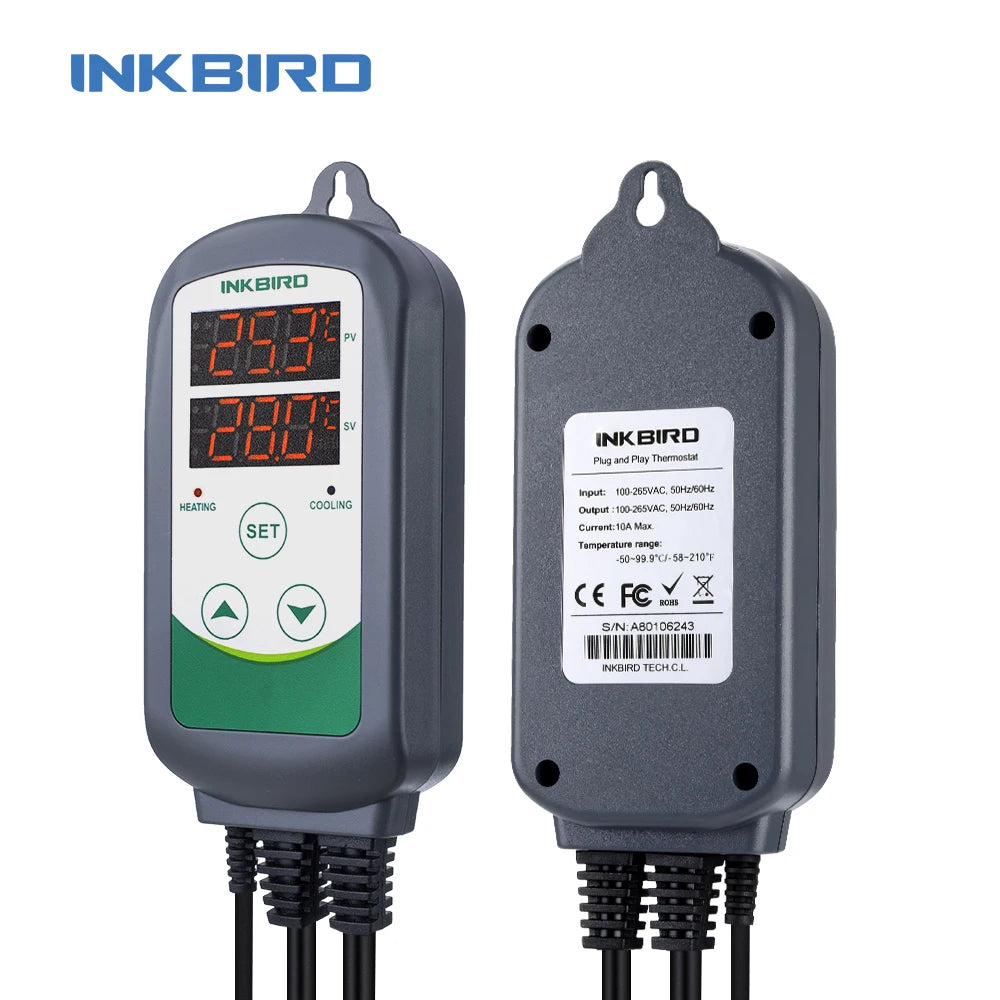 INKBIRD ITC-308 Temp Controller – Heat & Cool