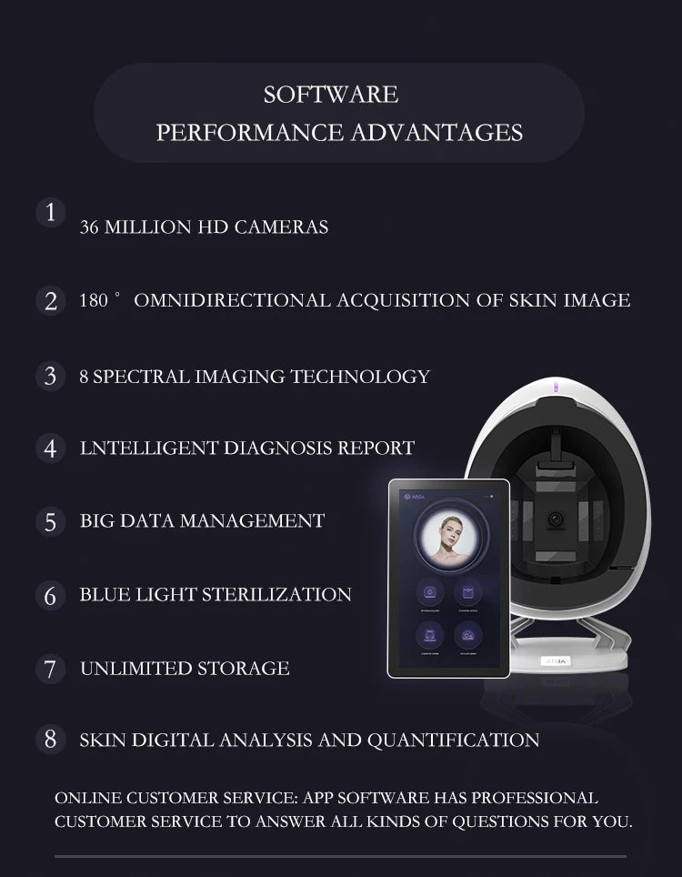 Magic Mirror Facial Skin Analyzer