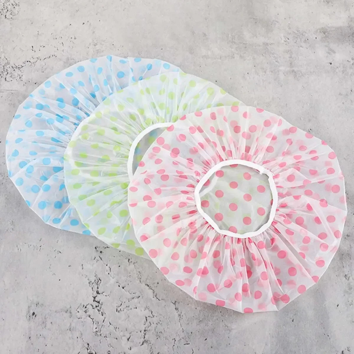 1/5PCS Waterproof Shower & Household Cap Set