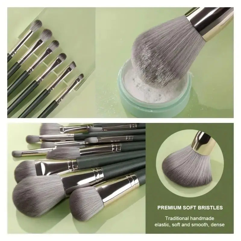14-Piece Soft Makeup Brush Set