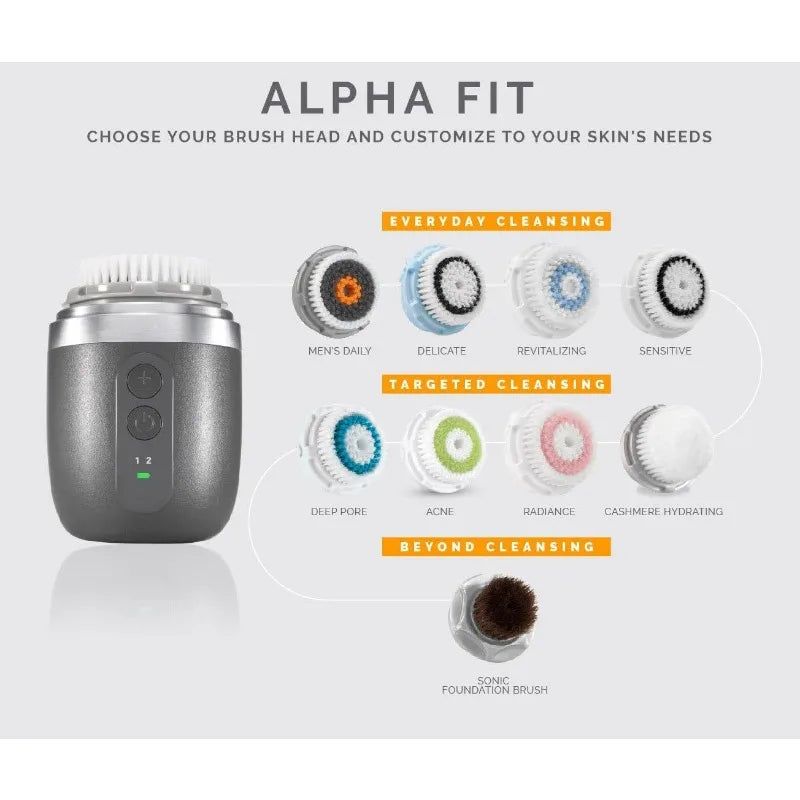 Alpha FIT Men’s Sonic Facial Cleansing Brush