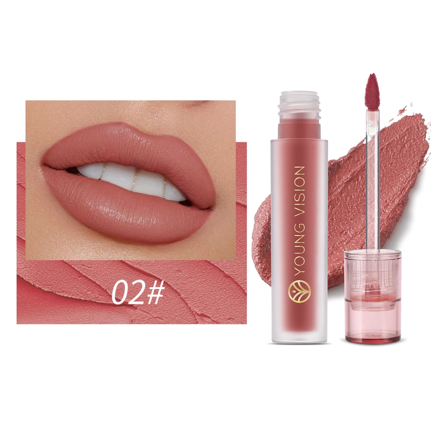 YOUNG VISION 6-Color Matte Velvet Lip Paste