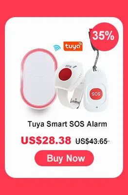 Topvico Tuya WiFi SOS Panic Button for Seniors
