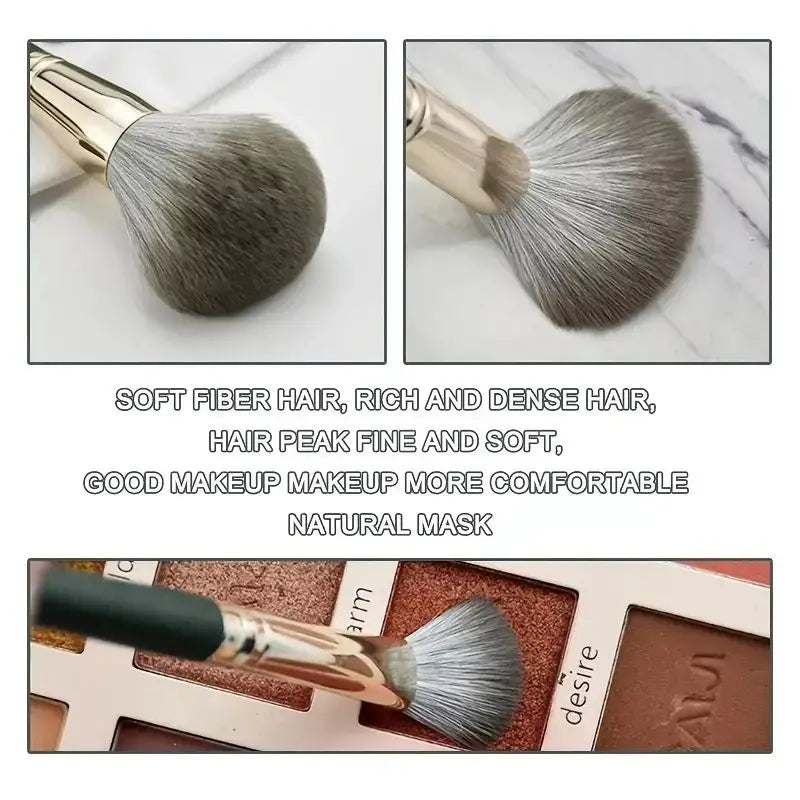 14-Piece Soft Makeup Brush Set