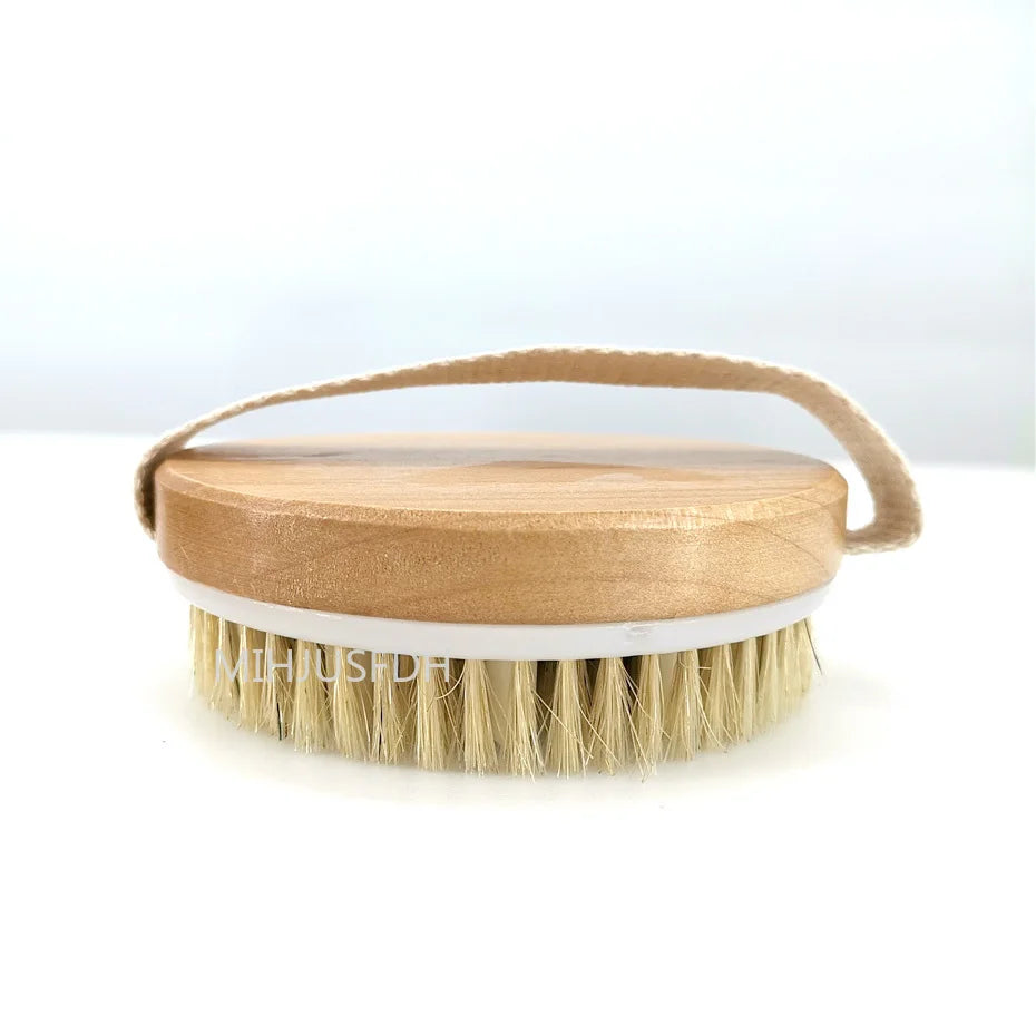 2-in-1 Natural Bristle Body Brush