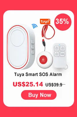Topvico Tuya WiFi SOS Panic Button for Seniors