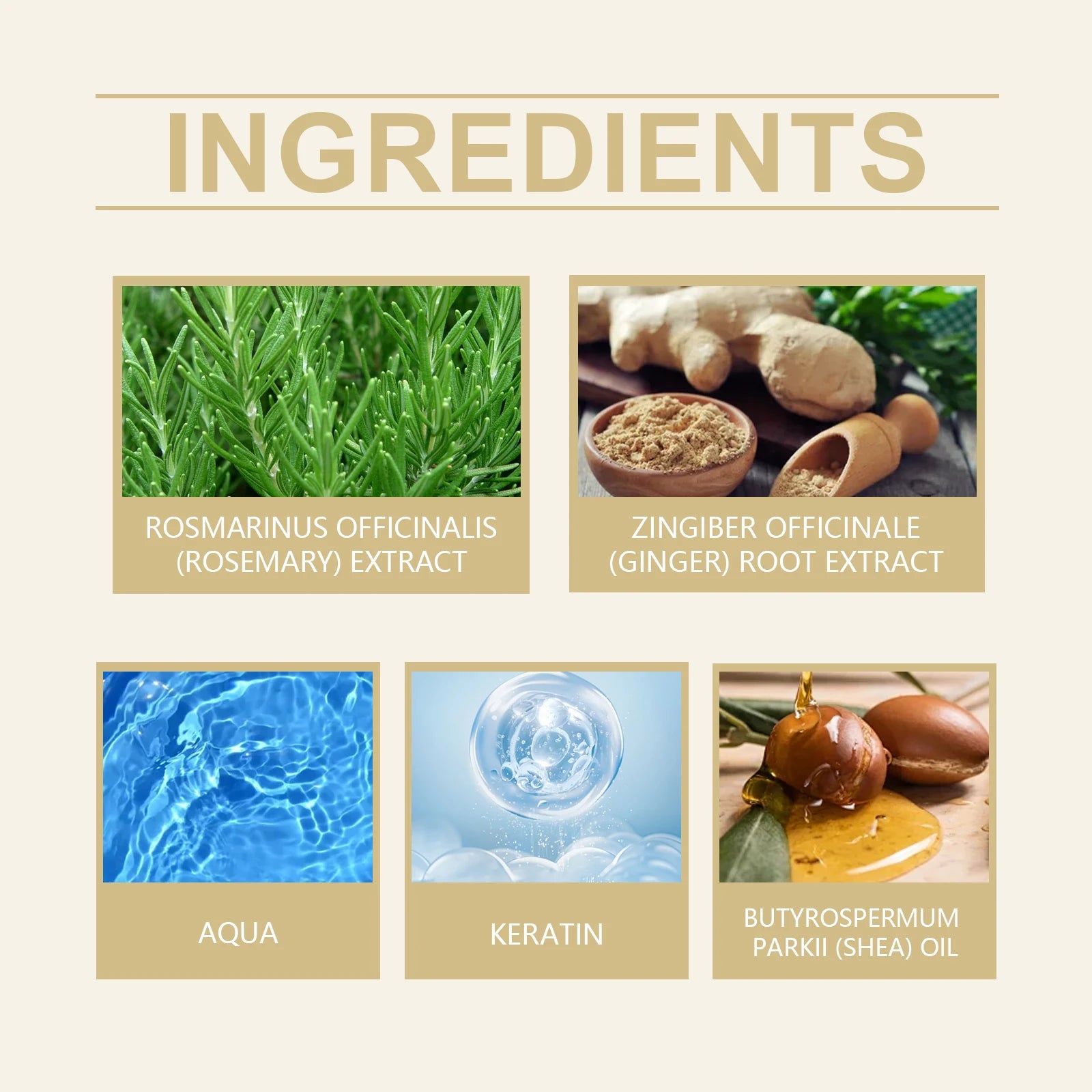 Rosemary Keratin Hair Strengthening Shampoo – 100ml