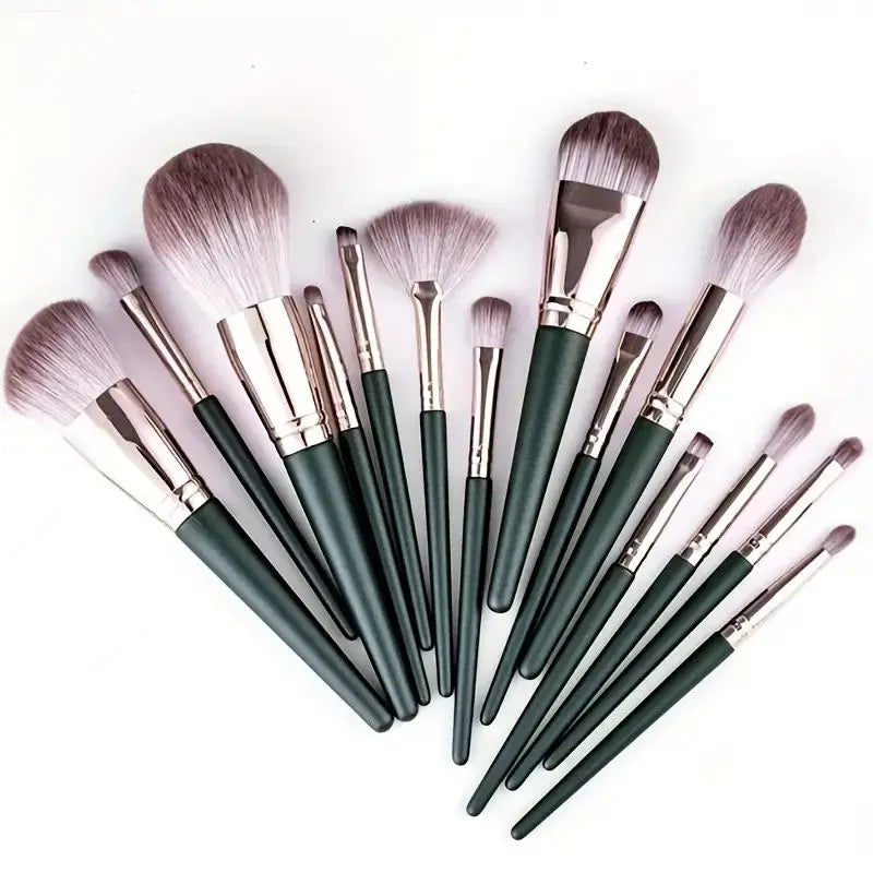 14-Piece Soft Makeup Brush Set