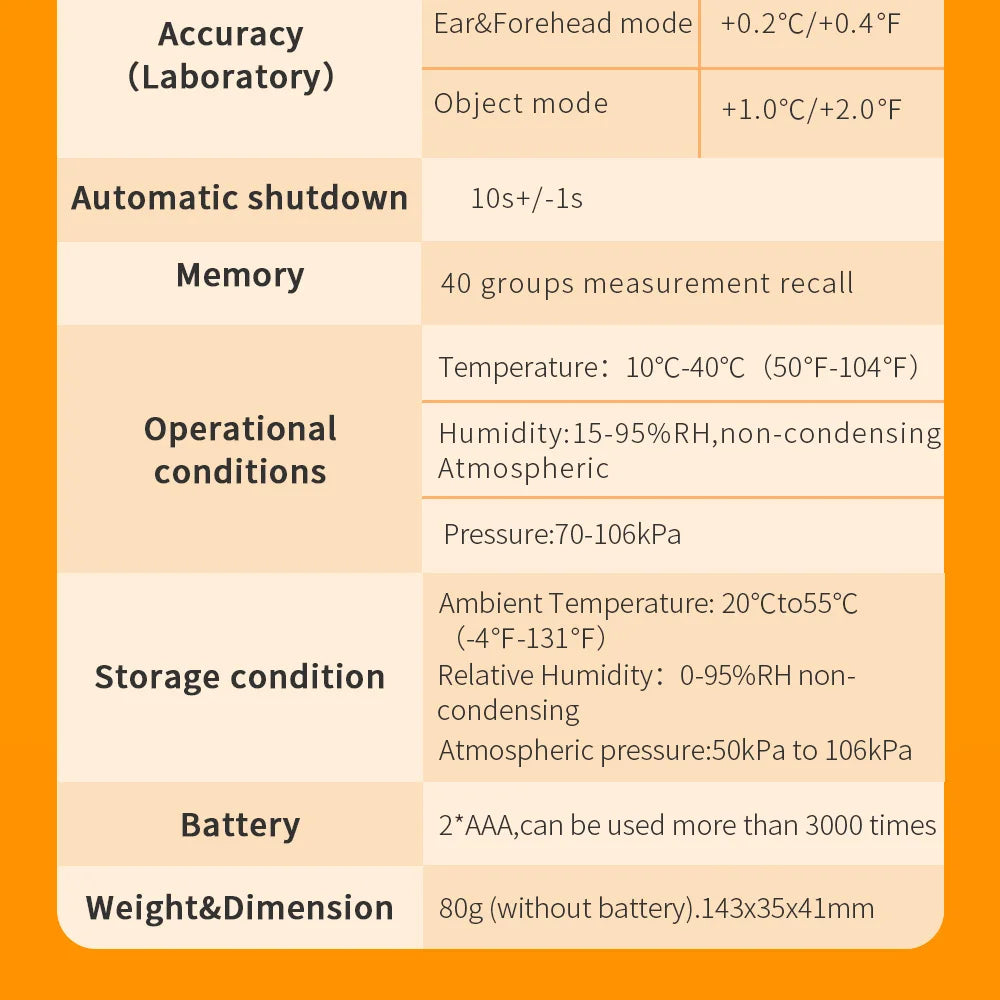 ELERA Infrared Non-Contact Thermometer