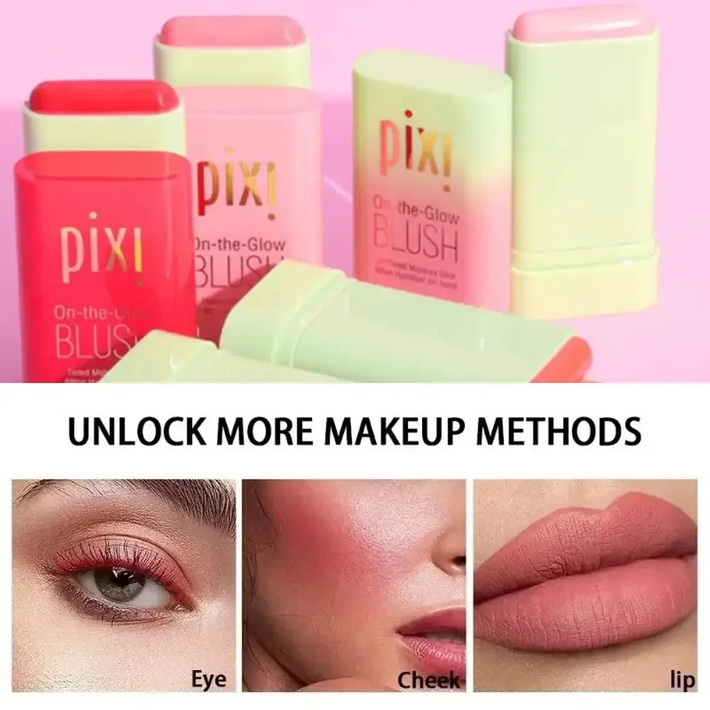 3-in-1 Tinted Blush Stick for Cheeks & Lips