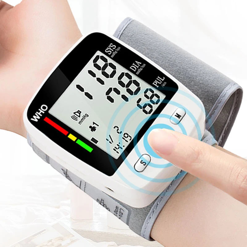 Digital Wrist Blood Pressure Monitor – Rechargeable