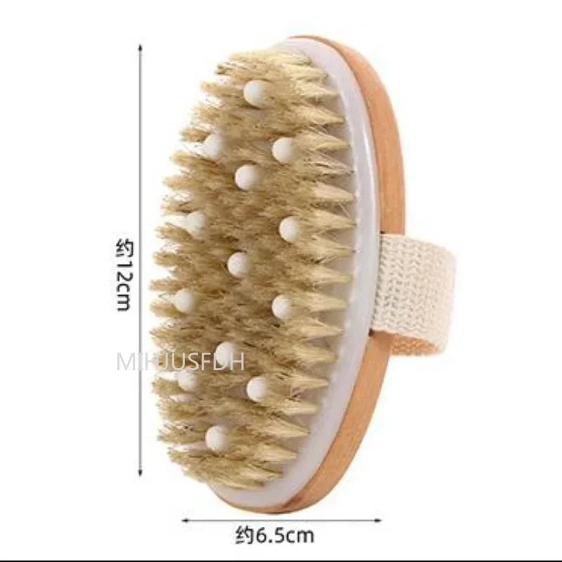 2-in-1 Natural Bristle Body Brush