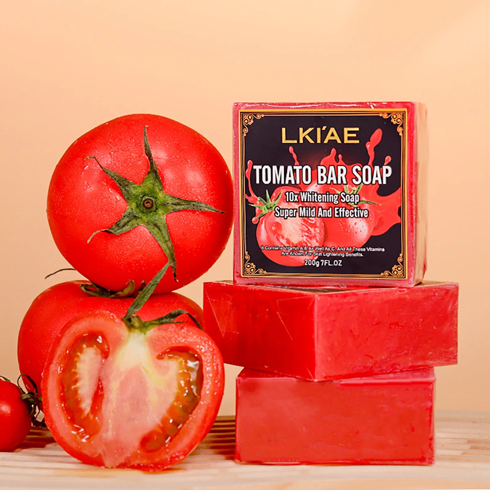 LKIAE Tomato Scented Whitening Bar Soap – 200g