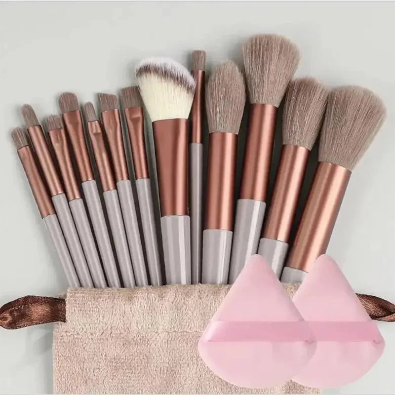 13pcs Professional Makeup Brush & Sponge Set