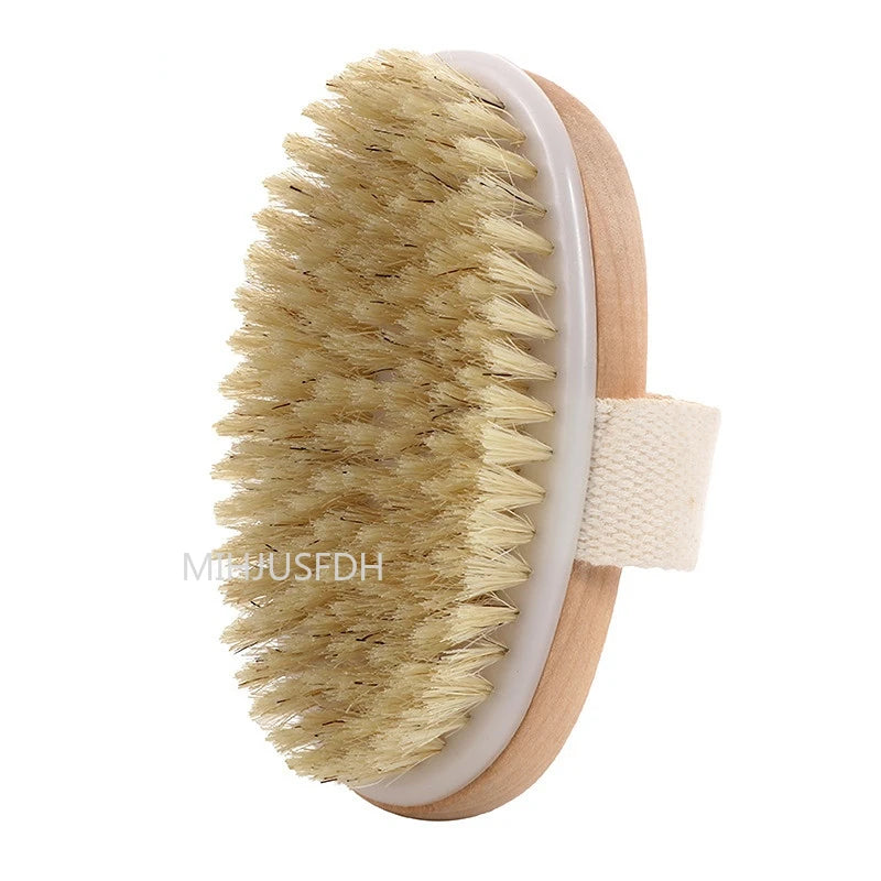 2-in-1 Natural Bristle Body Brush