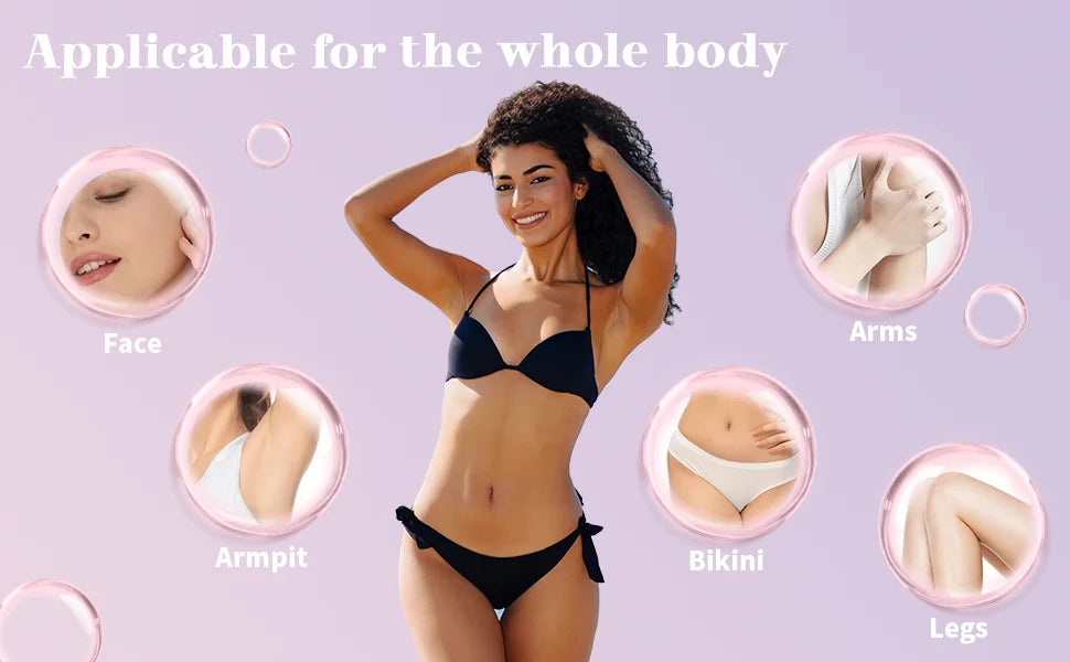 2-in-1 Waterproof Electric Shaver for Women