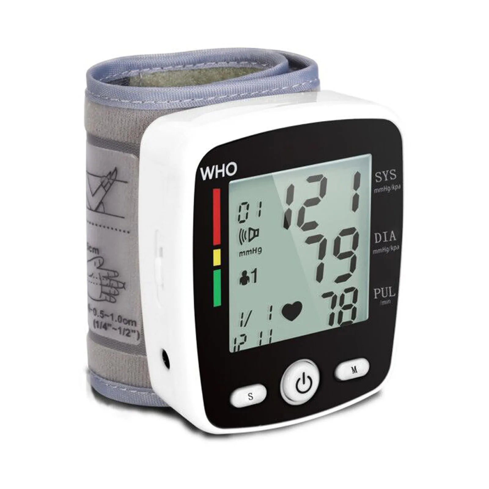 Digital Wrist Blood Pressure Monitor – Rechargeable
