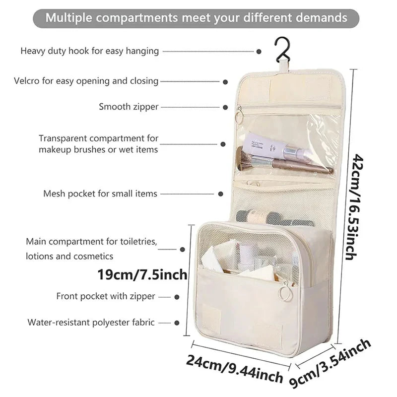 Waterproof Travel Makeup & Toiletry Organizer
