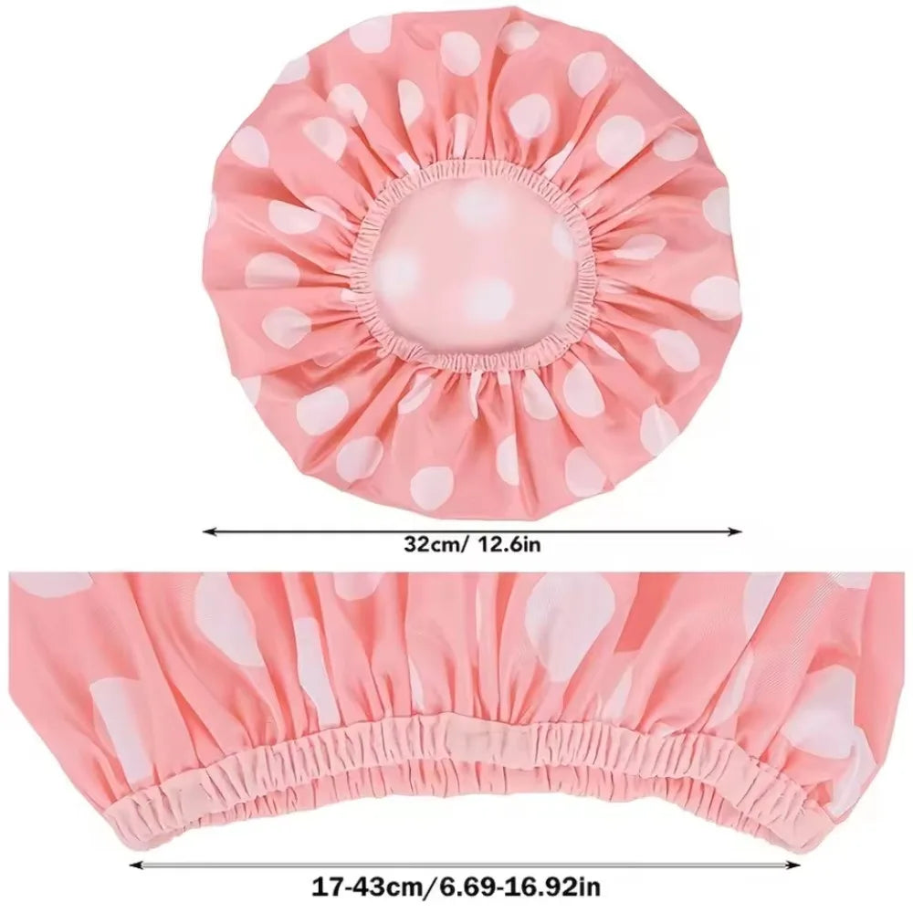 1PC Double-Layer Waterproof Shower & Sleep Cap