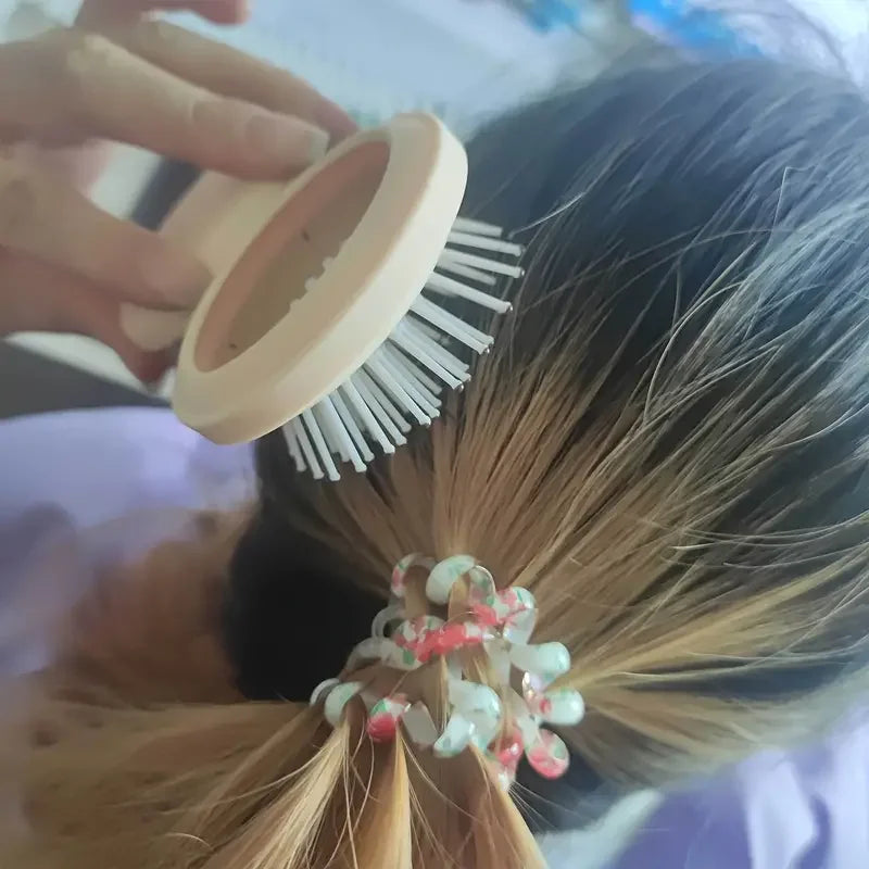 Folding Mirror with Air Cushion Comb