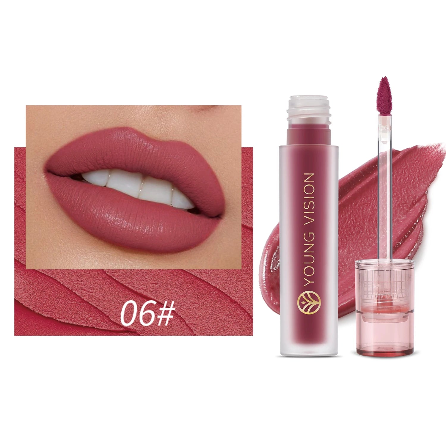YOUNG VISION 6-Color Matte Velvet Lip Paste