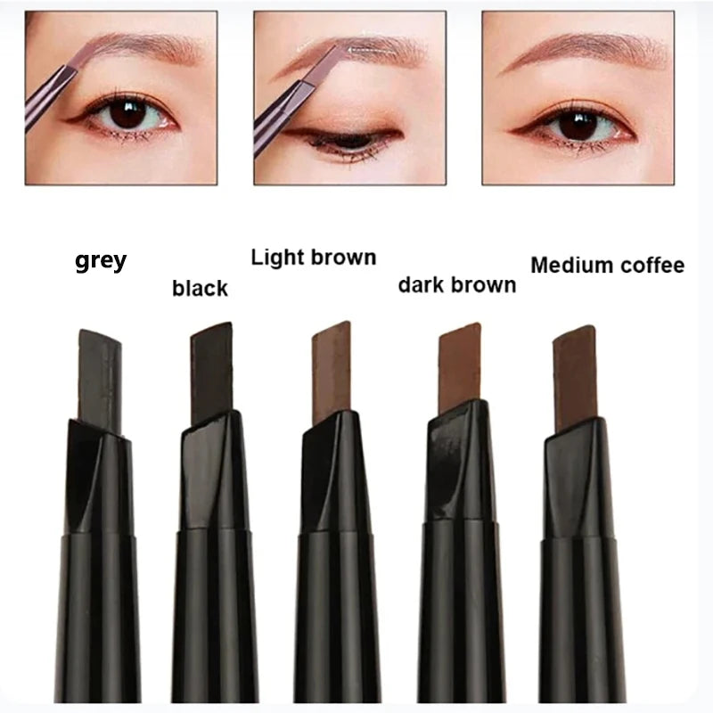 2-in-1 Waterproof Eyebrow Pencil & Brush
