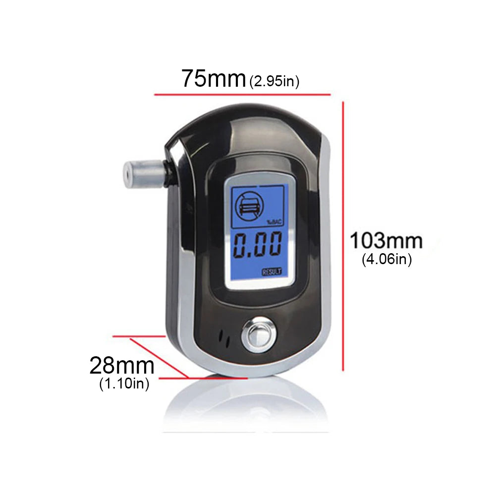 Portable Digital Alcohol Tester with LCD Display