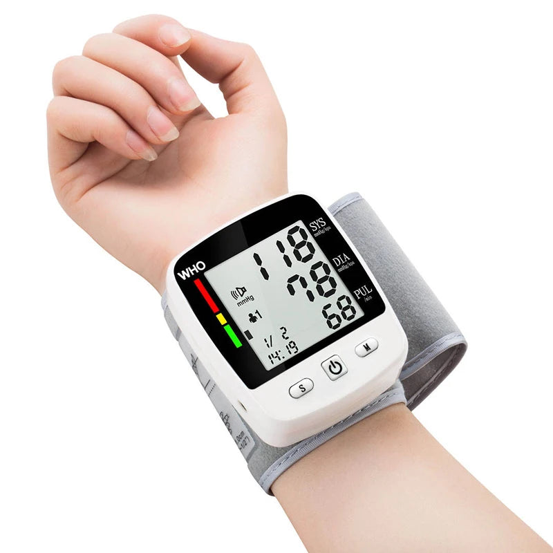 Digital Wrist Blood Pressure Monitor – Rechargeable