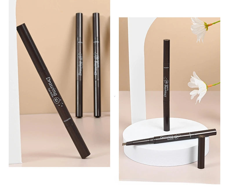 2-in-1 Waterproof Eyebrow Pencil & Brush