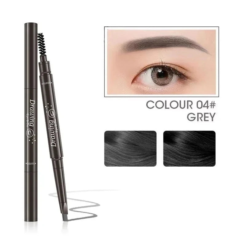 2-in-1 Waterproof Eyebrow Pencil & Brush
