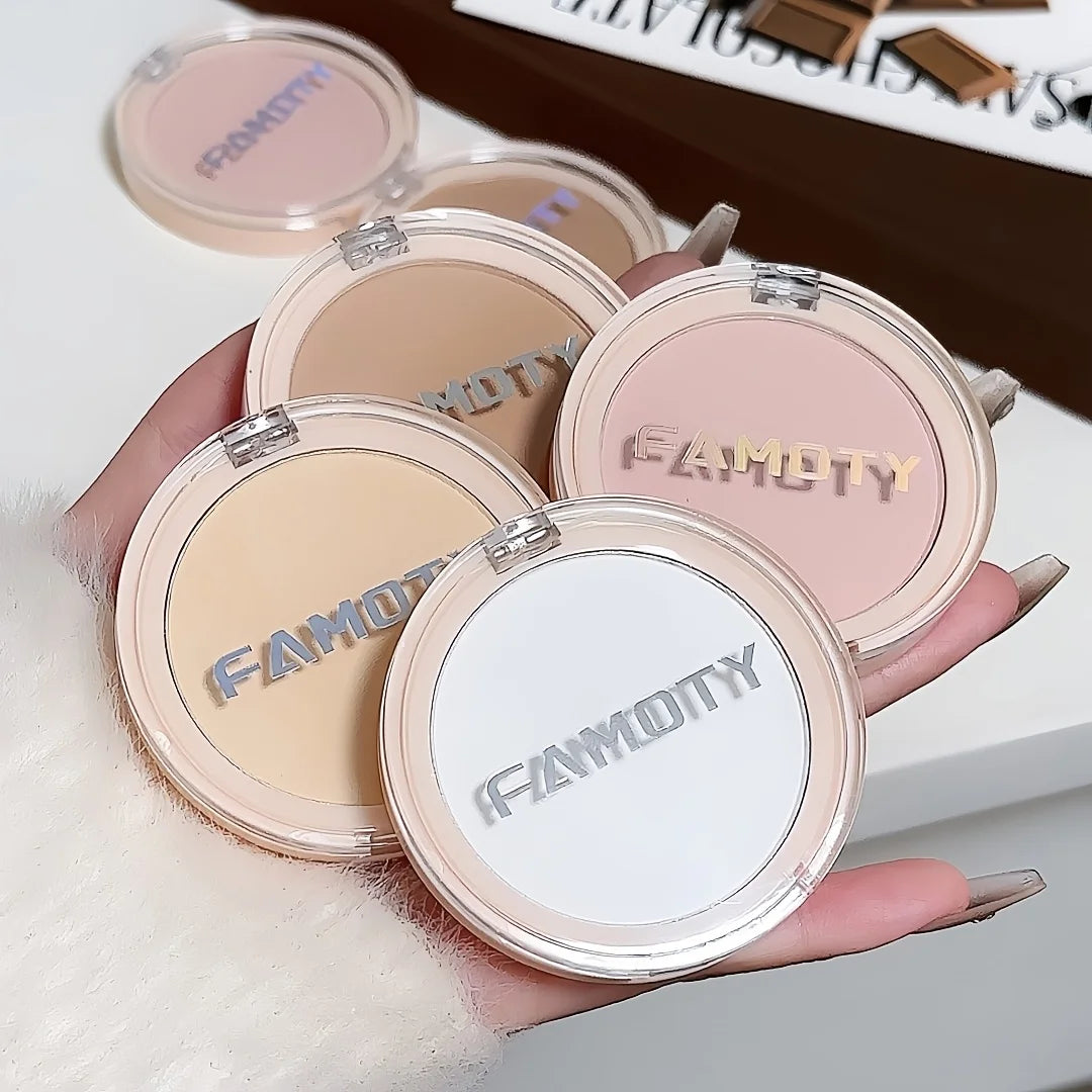 4-Shade Matte Loose Powder – Waterproof & Long-Lasting Tones