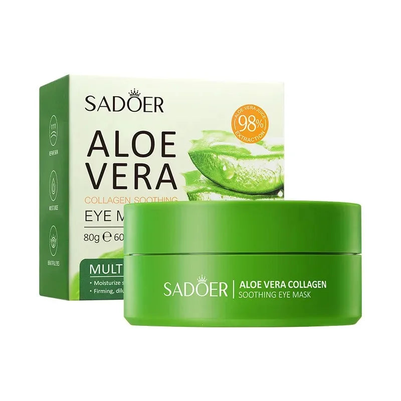 60pcs Aloe Vera Collagen Eye Patches