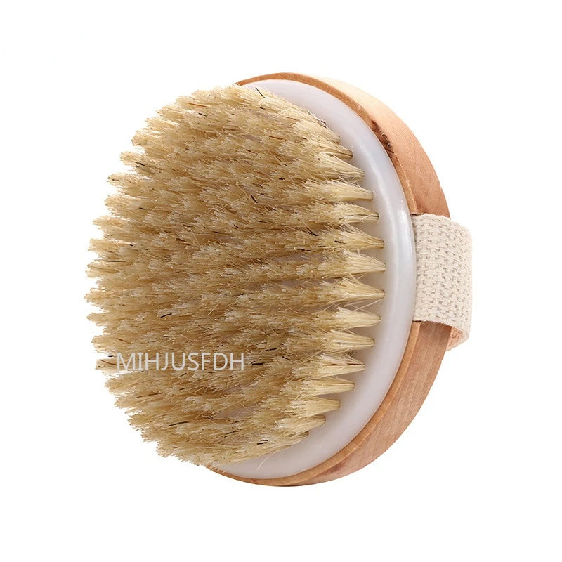 2-in-1 Natural Bristle Body Brush