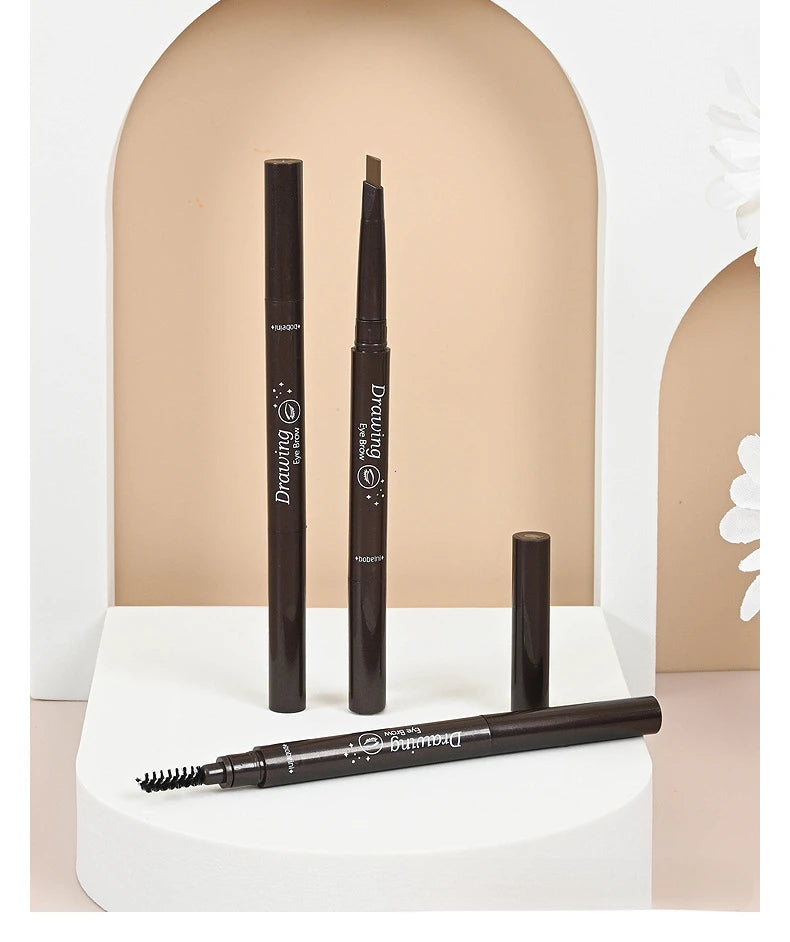 2-in-1 Waterproof Eyebrow Pencil & Brush