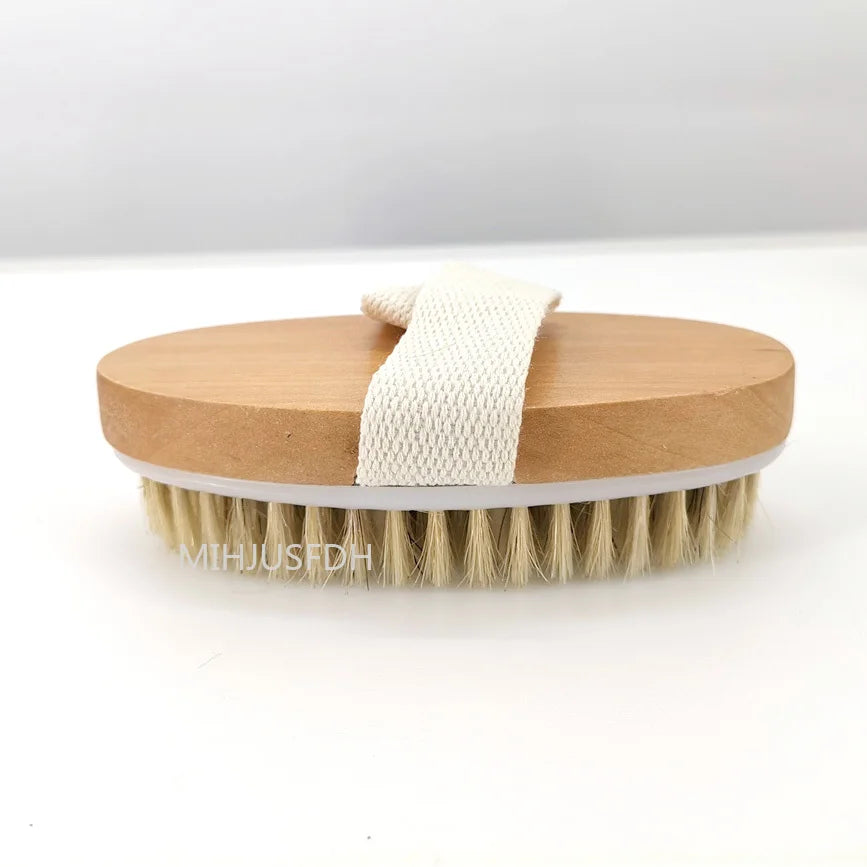 2-in-1 Natural Bristle Body Brush