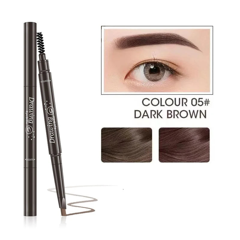 2-in-1 Waterproof Eyebrow Pencil & Brush
