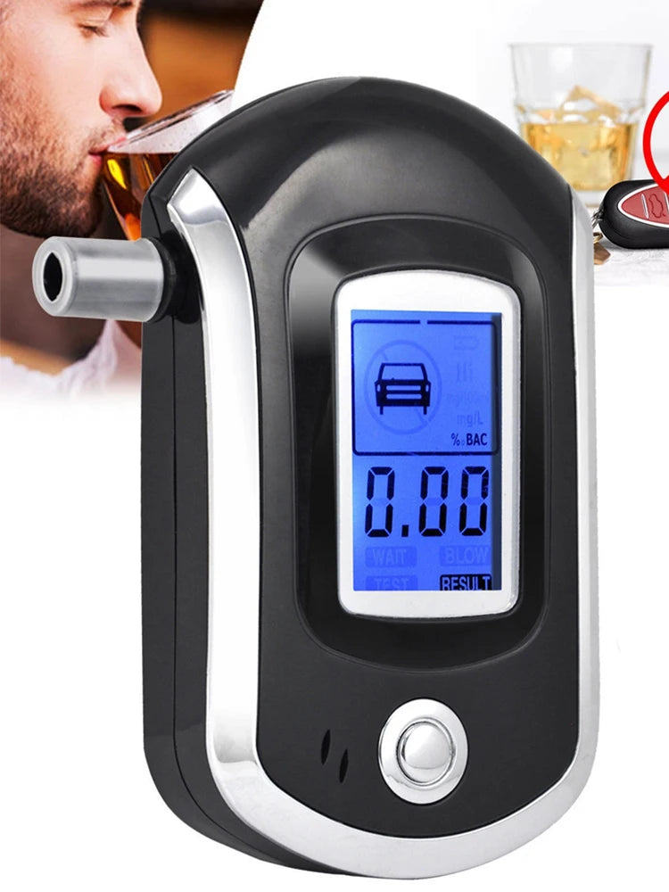 Portable Digital Alcohol Tester with LCD Display