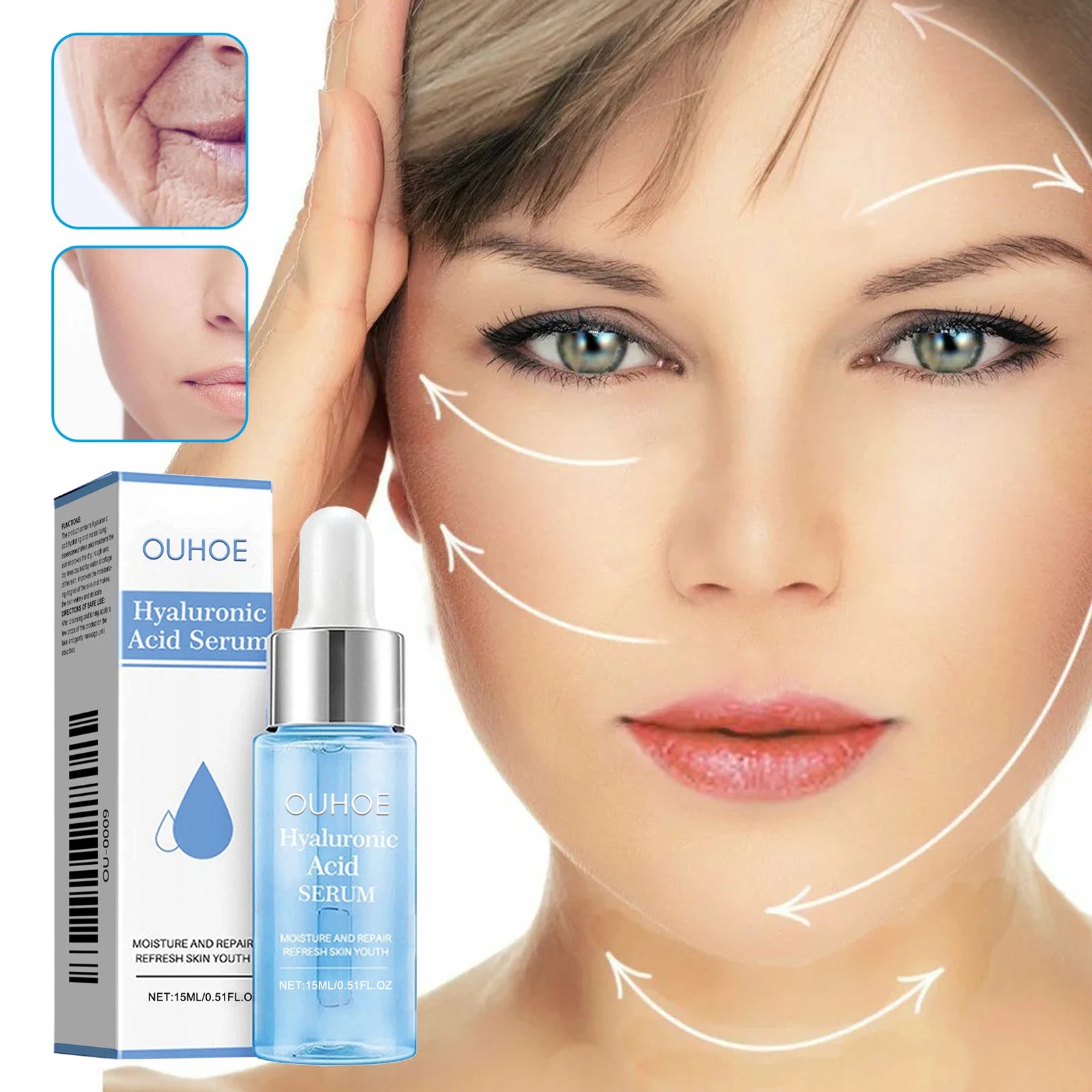 15ml Hyaluronic Acid Collagen Face Essence