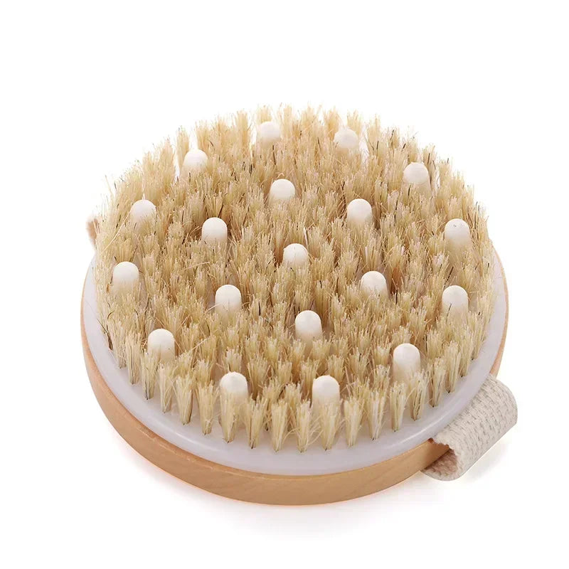 2-in-1 Natural Bristle Body Brush