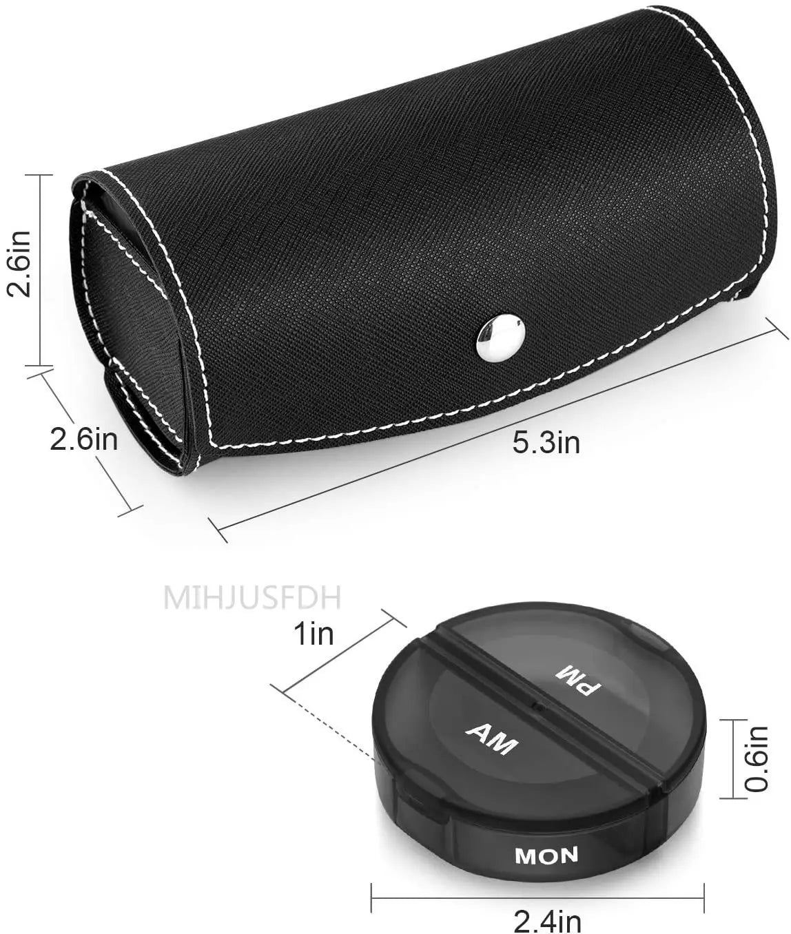 7-Day 14-Slot Weekly Pill Organizer Box