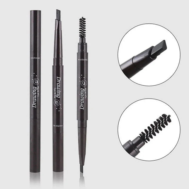 2-in-1 Waterproof Eyebrow Pencil & Brush